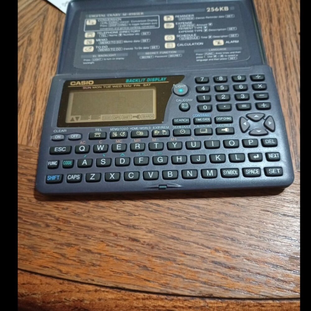 Casio SF-4985ER Digital Personal Diary Electronic Journal